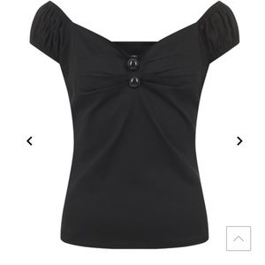 BNWT Collectif Dolores Top in black